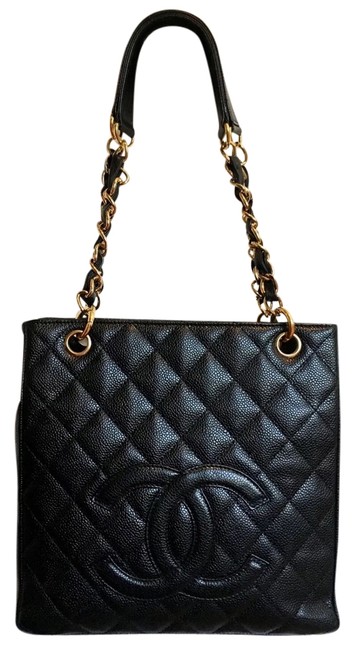 Chanel Petite Shopper Black Caviar Tote