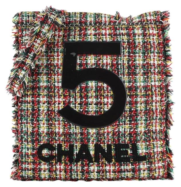 Chanel Shopping No. 5 Large Red Tweed Tote
